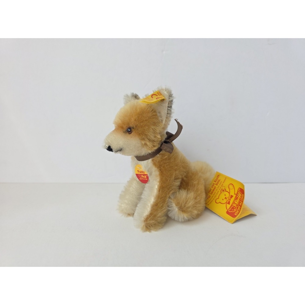 Steiff mohair fox Fuzzy w/ tags 1311/12